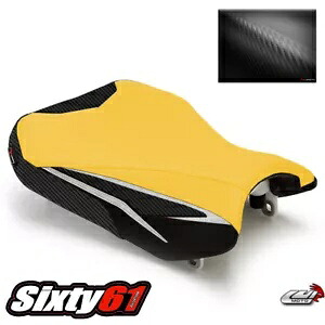 スズキ GSXR 750 シートカバー 2011-2020 2021 2022 Luimoto Sport ブラック イエロー ライダー Suzuki GSXR 750 Seat Cover 2011-2020 2021 2022 Luimoto Sport Black Yellow Rider 【並行輸入品】