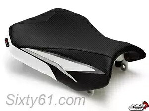 スズキ GSXR 750 シートカバー 2011-2020 2021 2022 Luimoto Sport ブラック ホワイト ライダー Suzuki GSXR 750 Seat Cover 2011-2020 2021 2022 Luimoto Sport Black White Rider 【並行輸入品】