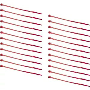 Uni Filter 4 インチ ケーブル タイ - レッド - UCT-24R Uni Filter 4\