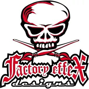 Factory Effex FX スカル ロゴ ステッカー - - 04-2654-1 Factory Effex FX Skull Logo Stickers - - 04-2654-1 【並行輸入品】