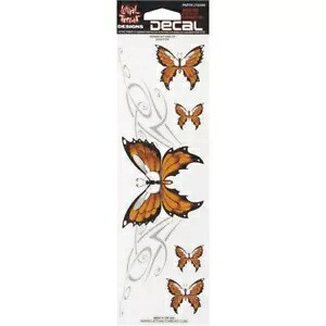 2.75X8.5 # オレンジの蝶のデカールは各販売 2.75X8.5 # ORANGE BUTTERFLY DECAL SOLD EACH 【並行輸入品】