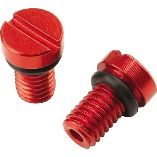 ZETA - ZE56-11002 - エアバルブキャップスクリュー KYB/ショーワレッド ZETA - ZE56-11002 - Air Valve Cap Screw, KYB/Showa Red 【並行輸入品】