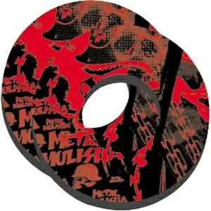 Factory Effex メタル ムリシャ グリップ ドーナツ - レッド/ブラック - 14-67952 Factory Effex Metal Mulisha Grip Donuts - Red/Black - 14-67952 【並行輸入品】
