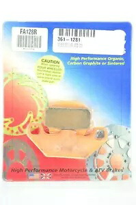 ロングライフ焼結ブレーキパッド EBC FA128R Long Life Sintered Brake Pads EBC FA128R 【並行輸入品】