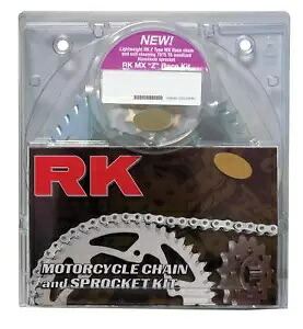 QA 520MXZ4-116 チェーン 13/53 シルバー アルミ スプロケット キット RK チェーン 1012-058Z QA 520MXZ4-116 Chain 13/53 Silver Aluminum Sprocket Kit RK Chain 1012-058Z 【並行輸入品】|カスタムパーツ WORLD倉庫