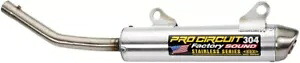304 アルミニウム スリップオンエキゾーストサイレンサー プロサーキット SH97250-SE 97-98 ホンダ CR250R 304 Aluminum Slip On Exhaust Silencer Pro Circuit SH97250-SE 97-98 Honda CR250R 【並行輸入品】