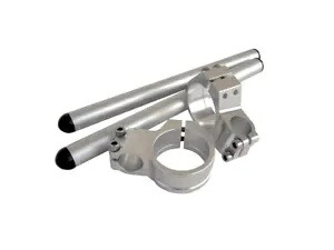 45mm フォークチューブ用ハンドルバー付きクリップオン (7 度): Silver Vortex CL0045 Clip Ons w/ Handlebars For 45mm Fork Tube (7 Degree): Silver Vortex CL0045 【並行輸入品】|カスタムパーツ WORLD倉庫