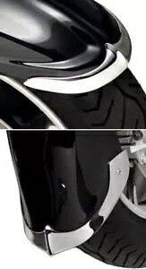 キャスト フロント フェンダー チップ National Cycle N7023 09-15 VN1700 バルカン用 Cast Front Fender Tip National Cycle N7023 For 09-15 VN1700 Vulcan 【並行輸入品】