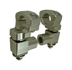 防振ハンドルバー ライザー - 2-1/4 インチ ライズ 1-1/8 インチ ハンドルバー用 Rox 1R-AV2PP Anti-vibration Handlebar Riser - 2-1/4\