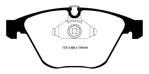 Bluestuff フロント ブレーキ パッド EBC DP51449NDX 08-10 BMW M3 4.0 (E90) Bluestuff Front Brake Pads EBC DP51449NDX For 08-10 BMW M3 4.0 (E90) 【並行輸入品】
