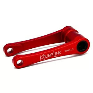 レッド 1 インチ ロワリング リンク - リア サスペンションを下げる 1 インチ KoubaLink KTM11-3-R Red 1" Lowering Link - Lowers Rear Suspension 1 Inch KoubaLink KTM11-3-R 【並行輸入品】|カスタムパーツ WORLD倉庫