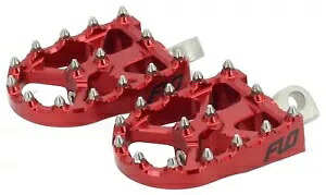 BMX スタイル フットペグ レッド Flo Motorsports FPEG-800V3R BMX Style Footpegs Red Flo Motorsports FPEG-800V3R 【並行輸入品】｜カスタムパーツ WORLD倉庫