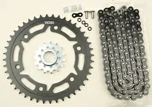 V3 チェーン & スプロケット キット ブラック SX チェーン 520 15/44 ブラック スチール ボルテックス CK6343 V3 Chain & Sprocket Kit Black SX Chain 520 15/44 Black Steel Vortex CK6343 【並行輸入品】