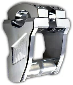 ストリートピボットハンドルバーライザー 3インチ クローム 1インチバー用 Rox 4R-P3RX-02 Street Pivoting Handlebar Riser 3\