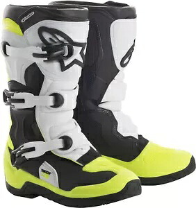 テック 3S ブーツ ブラック/ホワイト/イエロー サイズ 7 アルパインスターズ 2014018-125-7 Tech 3S Boots Black/White/Yellow Size 7 Alpinestars 2014018-125-7 【並行輸入品】