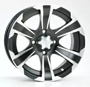 SS312 ブラック ホイール 14X6 4/137 4+2 10MM ボルト穴 ITP 1428452536B SS312 BLACK WHEEL 14X6 4/137 4+2 10MM BOLT HOLES ITP 1428452536B 【並行輸入品】