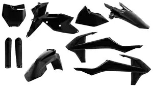 フルプラスチックキット - ブラック Acerbis 2421060001 多くの 16-18 KTM 125-450 に適合 Full Plastic Kit - Black Acerbis 2421060001 Fits Many 16-18 KTM 125-450 【並行輸入品】