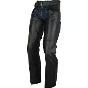 Z1R サボ レザー チャップス、ブラック - 全サイズ Z1R Sabot Leather Chaps, Black - All Sizes 【並行輸入品】