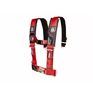Pro Armor 5 点式シートベルト ハーネス 3 インチ縫い付けパッド付き - レッド - A115230RD Pro Armor 5-Point Seatbelt Harness With 3\