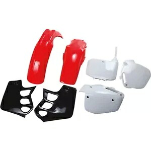 UFO コンプリートプラスチックキット - ホワイト/レッド/ブラック - HOKIT089-999 UFO Complete Plastics Kit - White/Red/Black - HOKIT089-999 【並行輸入品】