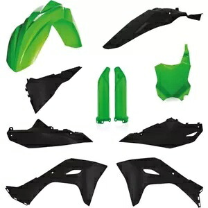 Acerbis レプリカ フル プラスチック キット - ブラック/グリーン - 2983571089 Acerbis Replica Full Plastic Kit - Black/Green - 2983571089 【並行輸入品】