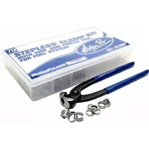 Motion Pro スチール無段階クランプ燃料ライン継手キット - - 12-0083 Motion Pro Steel Stepless Clamp Fuel Line Fittings Kit - - 12-0083 【並行輸入品】|カスタムパーツ WORLD倉庫