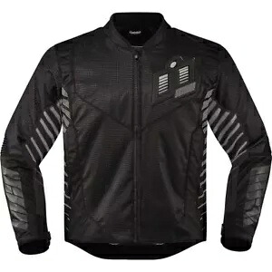 ブラック Sz S アイコン ワイヤーフォーム テキスタイル ジャケット Black Sz S Icon Wireform Textile Jacket 【並行輸入品】