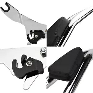 バックレストシーシーバークロームオートバイハーレーロードグライド 2009-2023 に適合 Backrest Sissy Bar Chrome Motorcycle Fit For Harley Road Glide 2009-2023 【並行輸入品】
