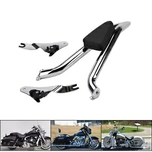 バックレストシーシーバー乗用車ハーレーストリートグライド 2009-2023 に適合 Backrest Sissy Bar Passenger Motorcycle Fit For Harley Street Glide 2009-2023 【並行輸入品】