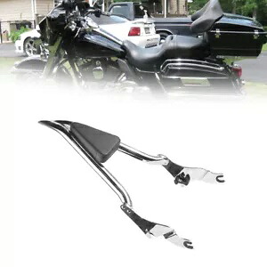 バックレスト シーシーバー 耐久性のあるスチール ハーレー ストリート グライド 2009-21 に適合 Backrest Sissy Bar Durable Steel Fit For Harley Street Glide 2009-21 【並行輸入品】