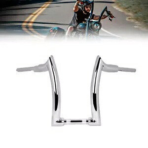 14 インチ ライズ ハンドルバー エイプ ハンガー オートバイ ハーレー ソフテイル ストリート ボブに適合 14'' Rise Handlebar Ape Hanger Motorcycle Fit For Harley Softail Street Bob 【並行輸入品】