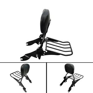 バックレストシーシーバー荷物ラッククッションパッドハーレーロードキング FLHR に適合 Backrest Sissy Bar Luggage Rack Cushion Pad Fits For Harley Road King FLHR 【並行輸入品】|カスタムパーツ WORLD倉庫