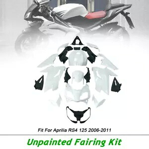 ボディワークフェアリングキット未塗装射出成形 ABS アプリリア RS4 125 2007 に適合 Bodywork Fairing Kit Unpainted Injection Mold ABS Fit For Aprilia RS4 125 2007 【並行輸入品】