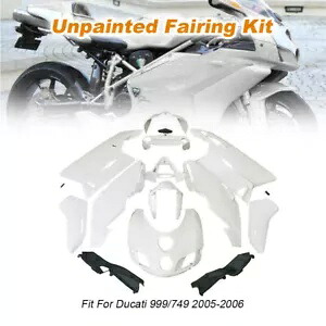 ボディワークフェアリングキット未塗装新しいカウリングセットドゥカティ 999/749 2005 に適合 Bodywork Fairing Kit Unpainted New Cowling Set Fit For Ducati 999/749 2005 【並行輸入品】