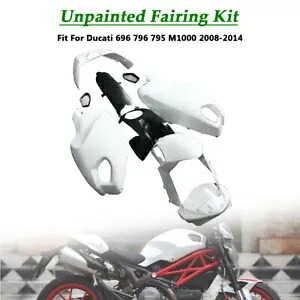 ボディワークフェアリングキット未塗装カウリングセットドゥカティ 696 796 795 M1000 2012 Bodywork Fairing Kit Unpainted Cowling Set Fit For Ducati 696 796 795 M1000 2012 【並行輸入品】|カスタムパーツ WORLD倉庫