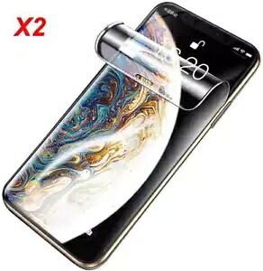 2 個 iPhone 14 13 12 11 ミニプラスプロマックス耐久性のあるソフトヒドロゲルスクリーンプロテクター 2Pcs iPhone 14 13 12 11 Mini Plus Pro Max Durable Soft Hydrogel Screen Protector 【並行輸入品】