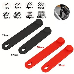 オートバイラバーストラップ固定テンションストラップチューブクラッチケーブルネクタイユニバーサル Motorcycle Rubber Strap Fixing Tension Strap Tubing Clutch Cables Tie Universal 【並行輸入品】