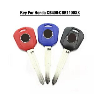 Motoecycle キーブランクキーノーカットシルバービレットホンダ CB400-CBR1100XX Motoecycle Key Blank Key Uncut Silver Billet For Honda CB400-CBR1100XX 【並行輸入品】