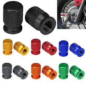 2 個タイヤバルブキャップアルミ車トラックオートバイバイク自転車用 2 Pcs Tyre Valve Caps Aluminum For Cars Trucks Motorcycles Motorbikes Bicycles 【並行輸入品】