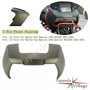 フロントフェアリングカウルスポイラーカバーグリーン パンアメリカ1250スペシャルRA1250Sに適合 Front Fairing Cowl Spoiler Cover Green Fits Pan America 1250 Special RA1250S 【並行輸入品】