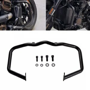 マットブラック フロントエンジンガードバンパークラッシュバー ハーレースポーツスター S 2021-2022用 Matte Black Front Engine Guard Bumper Crash Bar For Harley Sportster S 2021-2022 【並行輸入品】