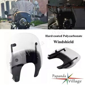 クリアフロントガラスウインドディフレクター ブラックブラケット付き ハーレーナイトスター RH975 22-23用 Clear Windscreen Wind Deflector w/Black Bracket For Harley Nightster RH975 22-23 【並行輸入品】