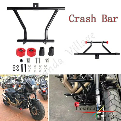 オートバイ高速道路エンジンガードクラッシュバーハーレー標準FXST 2020-2023用 Motorcycle Highway Engine Guard Crash Bar For Harley Standard FXST 2020-2023 【並行輸入品】