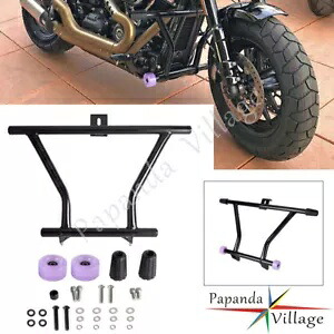 フロントハイウェイペグクラッシュバー2ステップハーレーソフテイルローライダーS 114 FXLRS用 Front Highway Peg Crash Bar 2-Step For Harley Softail Low Rider S 114 FXLRS 【並行輸入品】