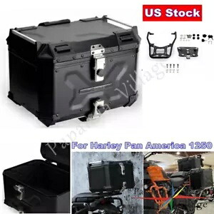 アルミニウム トップケース、取り付けキット付き、パン アメリカ 1250 RA1250 スペシャル RA1250S に適合 Aluminum Top Case W/Mounting Kit Fits Pan America 1250 RA1250 Special RA1250S 【並行輸入品】