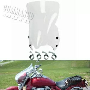 2006-2022 スズキブルバード M109R ボス M109RZ M109RB M1800R クリアフロントガラス For 2006-2022 Suzuki Boulevard M109R Boss M109RZ M109RB M1800R Clear Windshield 【並行輸入品】