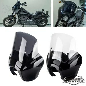 クラブスタイル ヘッドライトフェアリング + フロントガラス ハーレー ローライダー S FXLRS 2020-2022用 Club Style Headlight Fairing + Windshield for Harley Low Rider S FXLRS 2020-2022 【並行輸入品】