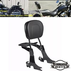 リア シーシーバー バックレスト & 荷物ラック ハーレー スポーツスター 883 1200 1994-2003用 Rear Sissy Bar Backrest & Luggage Rack For Harley Sportster 883 1200 1994-2003 【並行輸入品】|カスタムパーツ WORLD倉庫