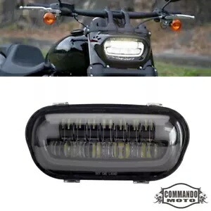 ハーレーファットボブ FXFB 107 FXFBS 114 2018-2023 LED ヘッドライトアセンブリ DRL付き For Harley Fat Bob FXFB 107 FXFBS 114 2018-2023 LED Headlight Assembly w/ DRL 【並行輸入品】