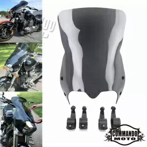 スポーツバイクフロントガラス ブラケット付き スズキブルバード M109R M90 2006-2020 Sport Motorcycle Windshield w/ Bracket For Suzuki Boulevard M109R M90 2006-2020 【並行輸入品】